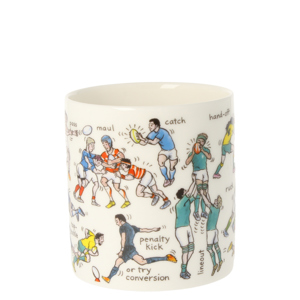 Picturemaps The Art of Rugby Mug 350ml